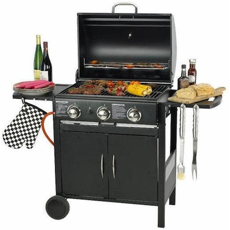 Grill Flame Master de exterior, negru : Review si Recomandari