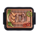 Grătar electric pentru interior, Home Vero, 41x32 cm